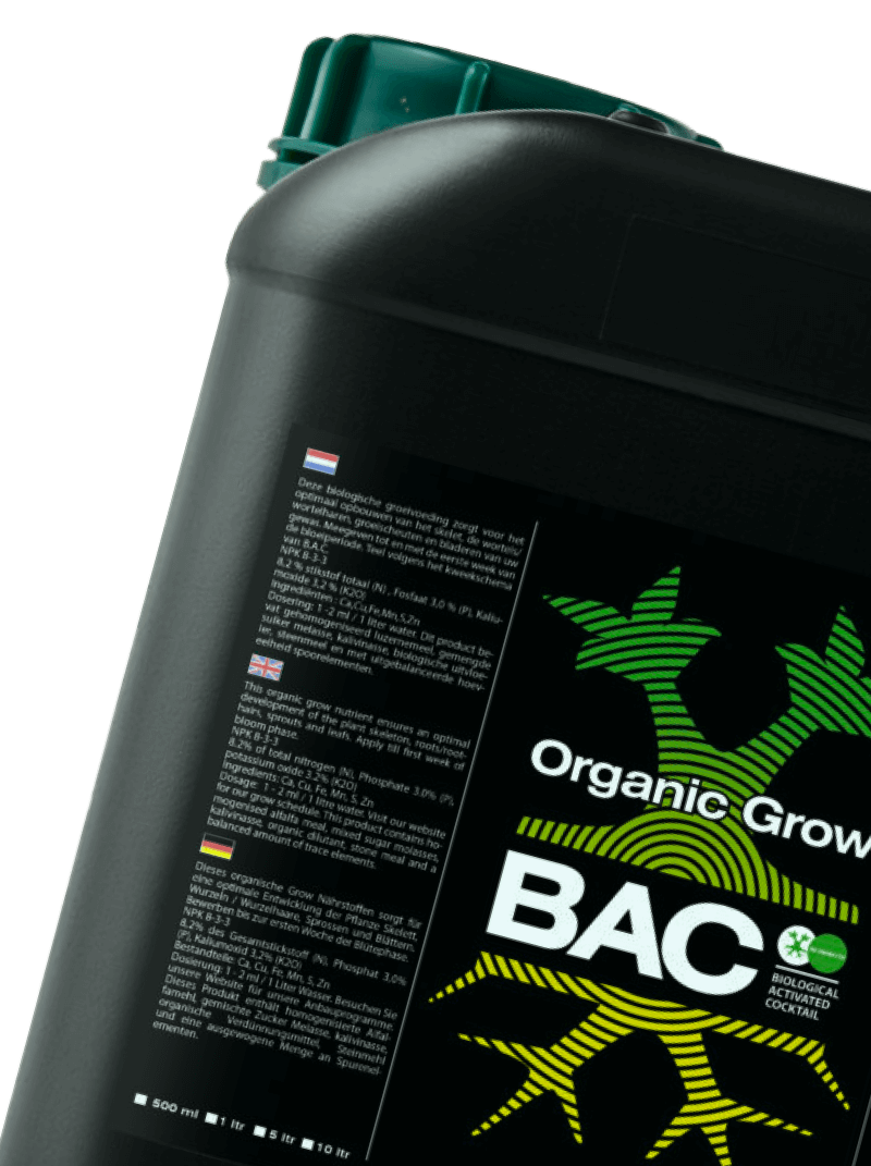 BAC Organic Grow Base Nutrient Hydro