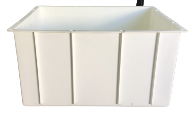 Crop Box Tub 65L White