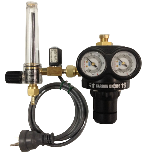 Hydroponic Carbon Dioxide Distribution Dimlux CO2 Regulator with Magnetic valve 