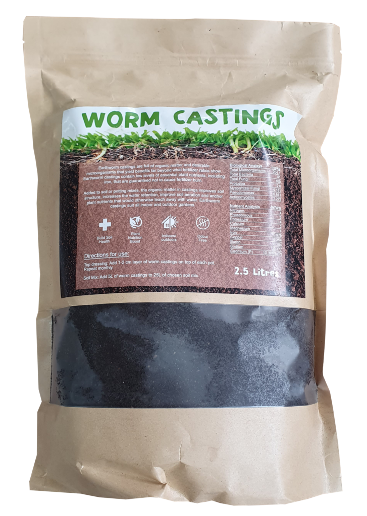 worm castings 2.5ltr