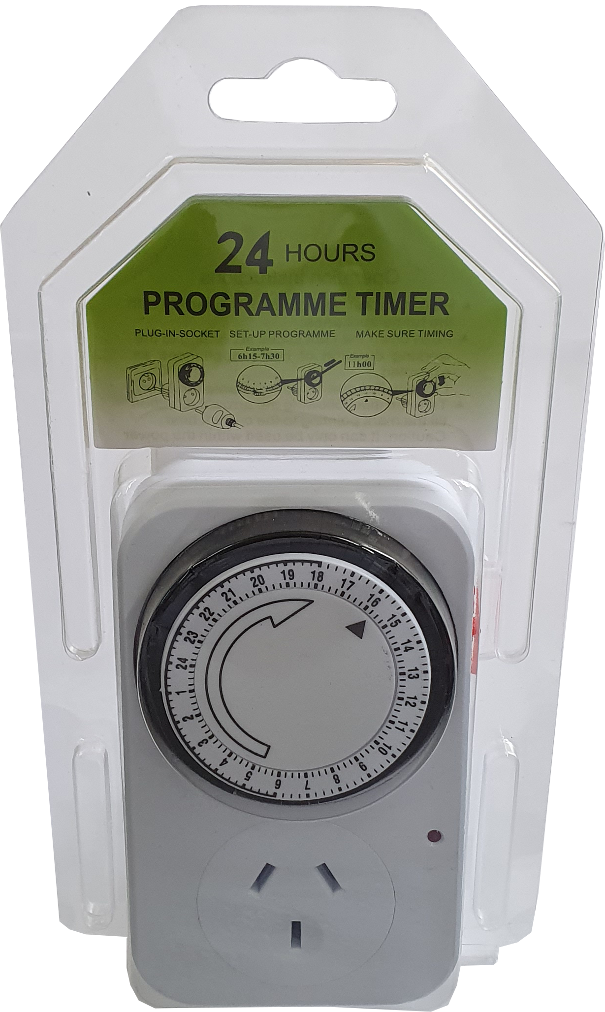Timer, Mechanical, 24 Hour Dial